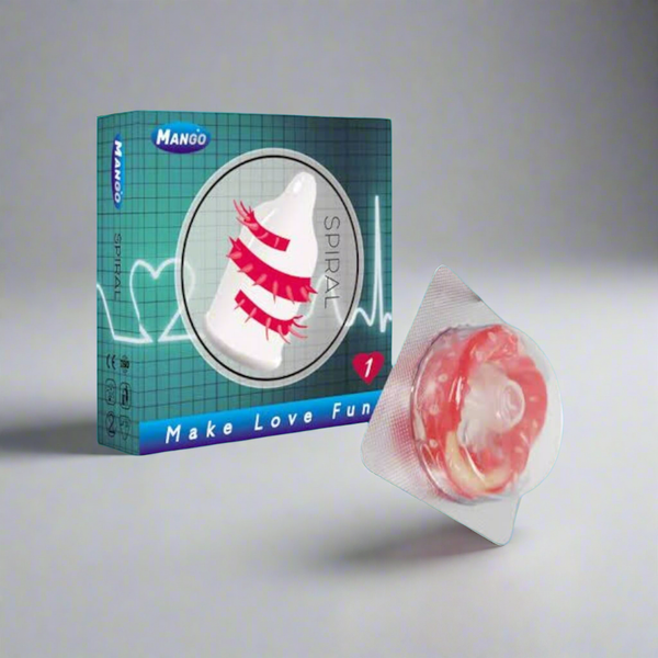 Mango Spiral Condom